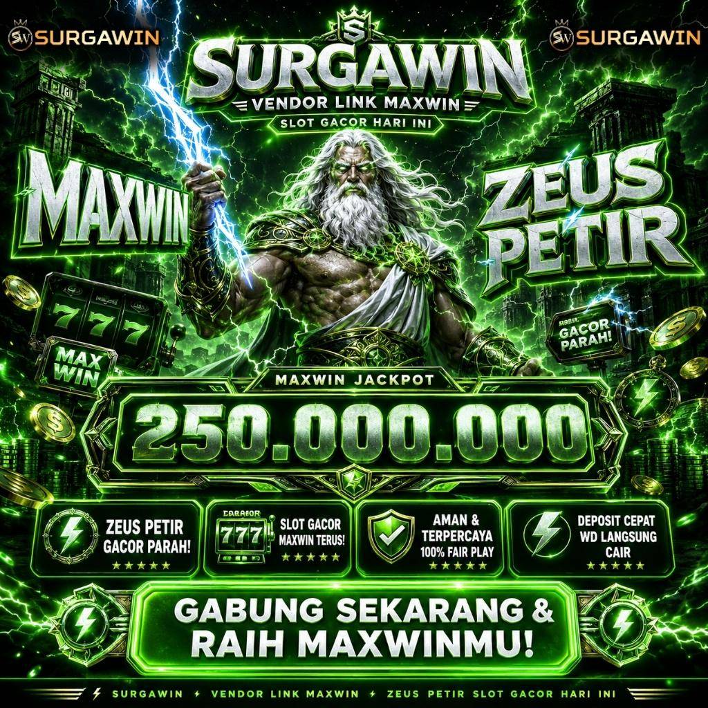 SURGAWIN - Situs Slot Gacor Terpercaya dengan Winrate Jackpot Tertinggi